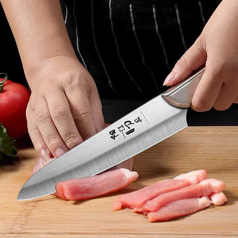 New steel handle Chef's knife, Sushi non-stick salmon knife Sharp multi-purpose fruit knife for home kitchen,kitchen accessories