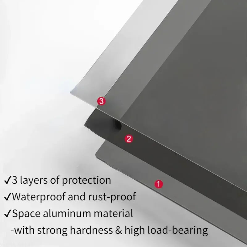 Punch Free Floating Shelves for Wall  Self-adhesive Rack 20-50cm Kitchen  Decor Bathroom Accessorie Modern Matt Black Mini shelf