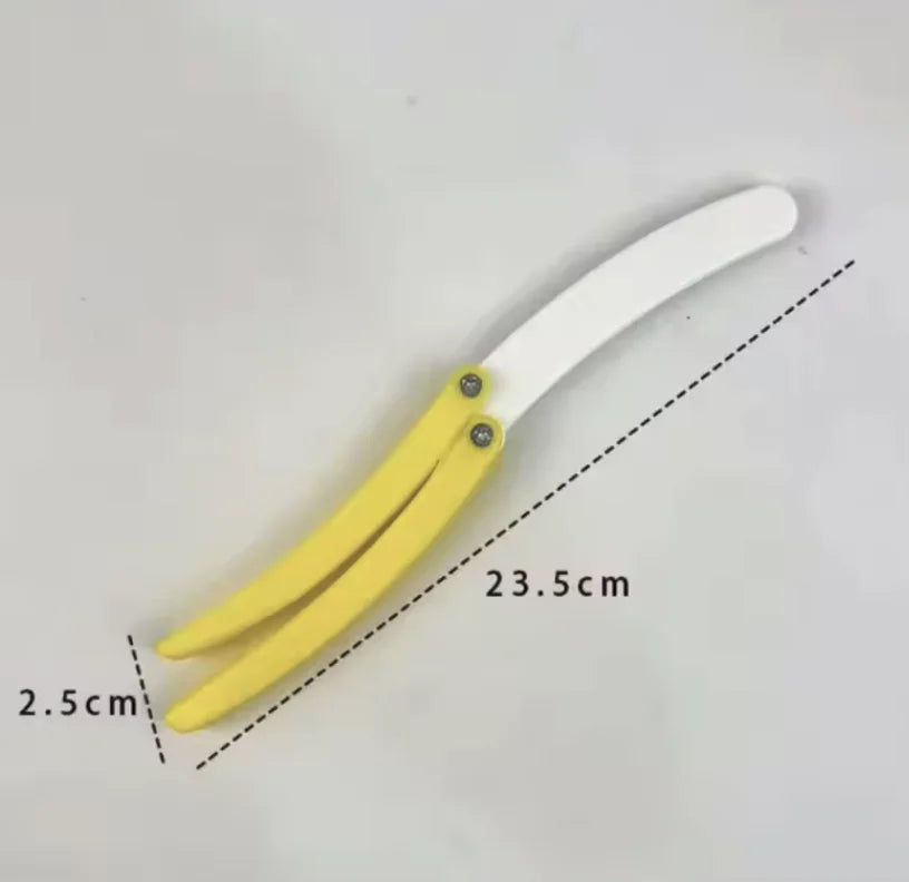 Hunting Accessories Trainer ABS Handle with Bushing Structure Butterfly Knife Training Butterfly Handshake Knife Prop