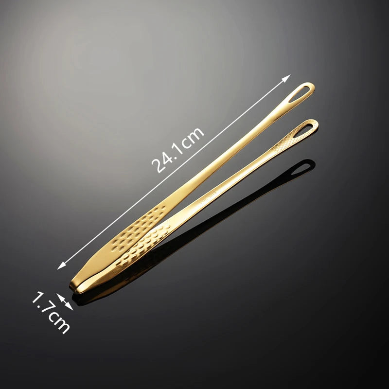 Stainless Steel Food Tongs Long Handle Non-Slip Barbecue Tongs Steak Tongs Kitchen Cooking Tools Kitchen Accessories