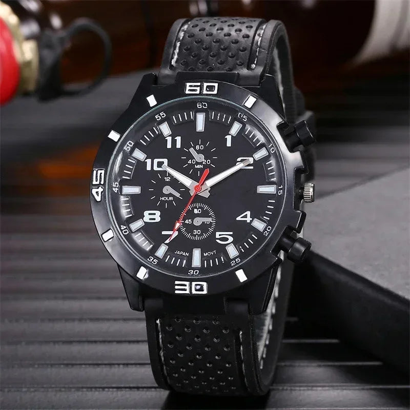 Quartz Men Watches Reloj Hombre Luxury Male Clock Sport Mens Watch Fashion Silicone Strap Student Wristwatches Gift relojes