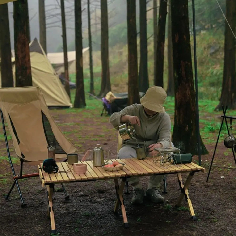 Portable Mini BBQ Grill Rack Outdoor Adjustable Stainless Steel BBQ Grill Durable Heat-resistant Grill Burn-er Stand Camping