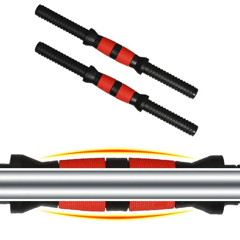 1 PC dumbbell rod universal injection molded dumbbell rod rubber coated rod Adjustable dumbbells set Gym set women Leg weights