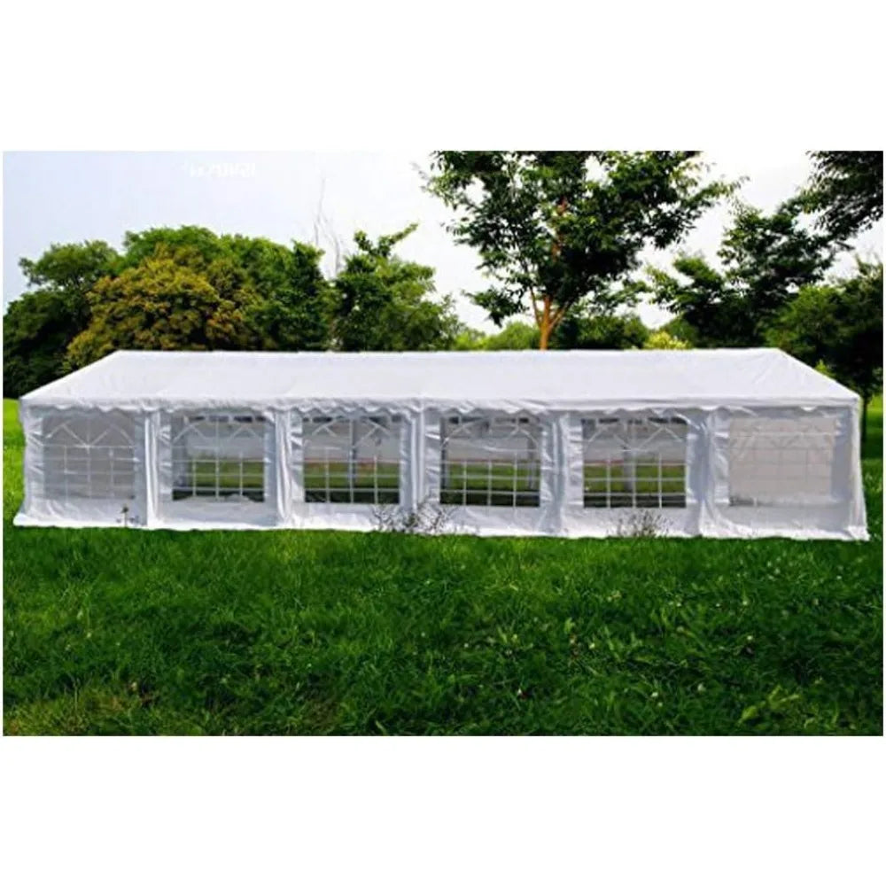 Party Tent 40x20 Heavy Duty Large White Commercial Fair Shelter Wedding Events Canopy Tent (White, 20x40)