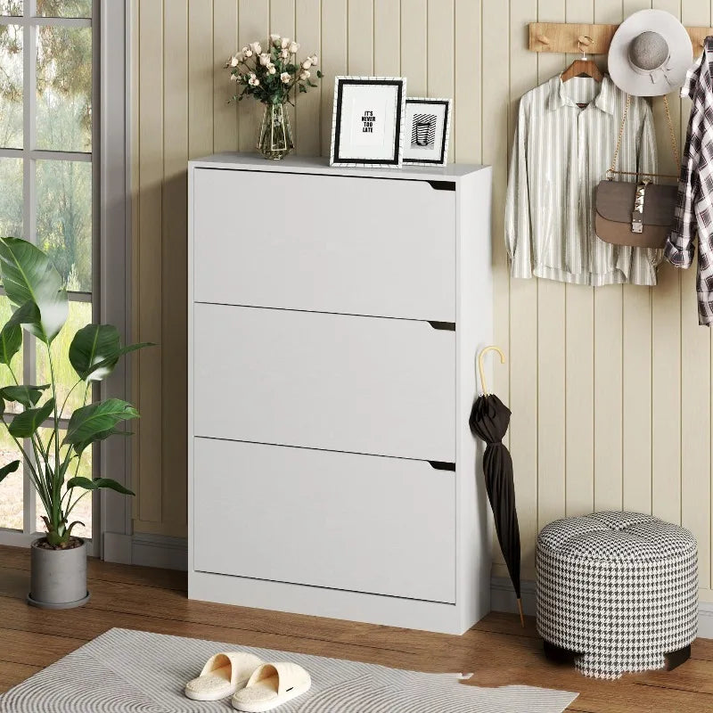 Living Room Shoe Rack Storage Organizer Hallway Cabinet Drawers Schuh Organiser Slim Range Chaussures Furniture Home