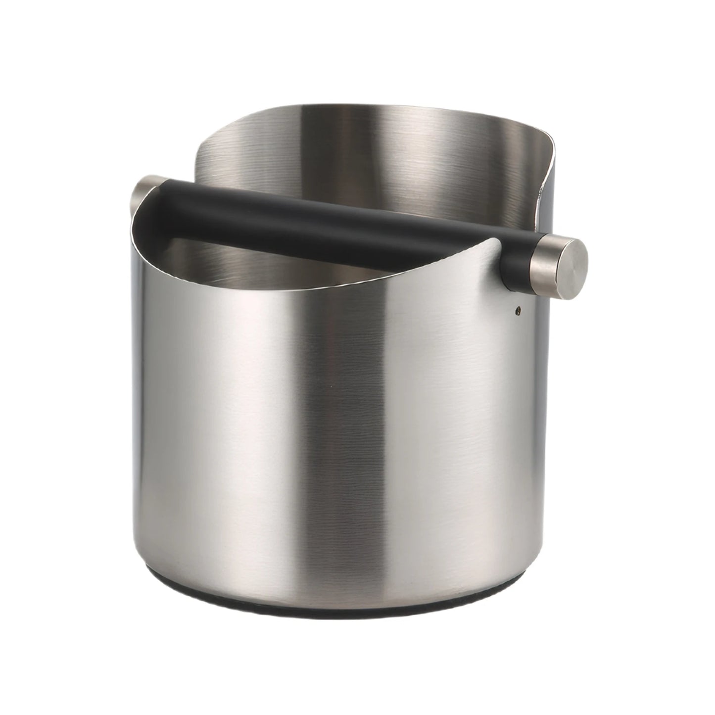 Stainless Steel Coffee Knock Box Bar Table Espresso Machine Knocking Grounds Box Round Mini Tea Grounds Bucket Barista Tools