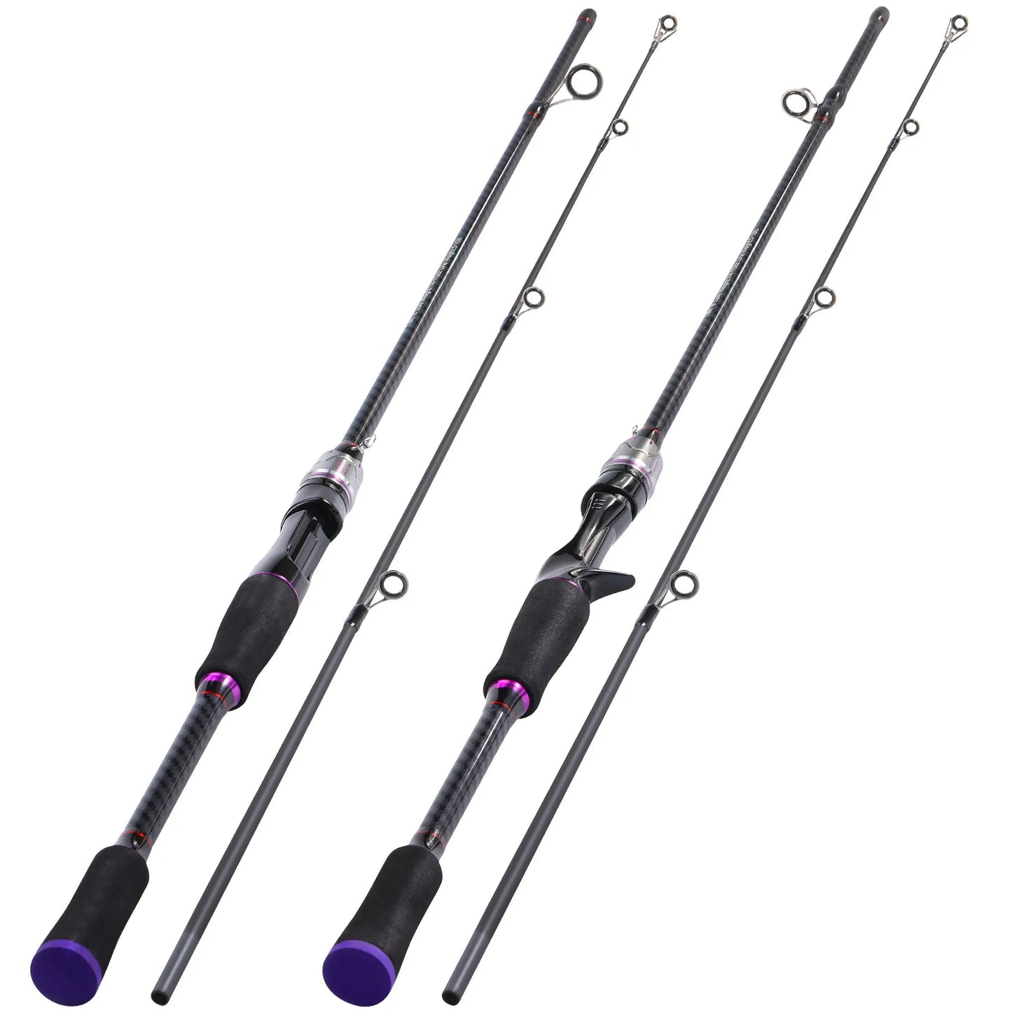 Sougayilang Fishing Rod New Type 2 Sections 1.8M Spinning Rod Casting Rod for Freshwater Bass Fishing