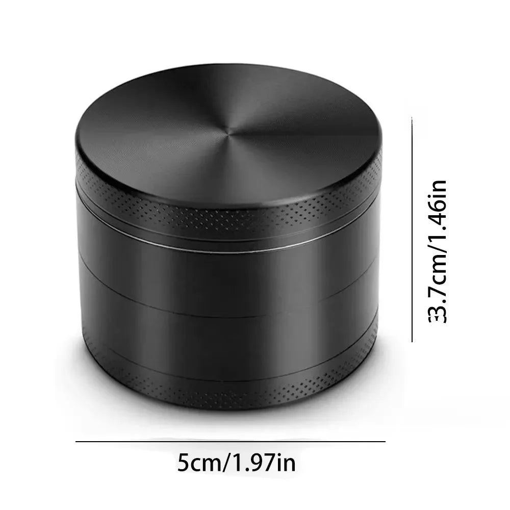 40/50mm Metal Herb Grinder Mill 4-Layers Spice Pepper Crusher Mortar Tobacco Herbal Raw Grinder Smoking Accessories Kitchen Tool
