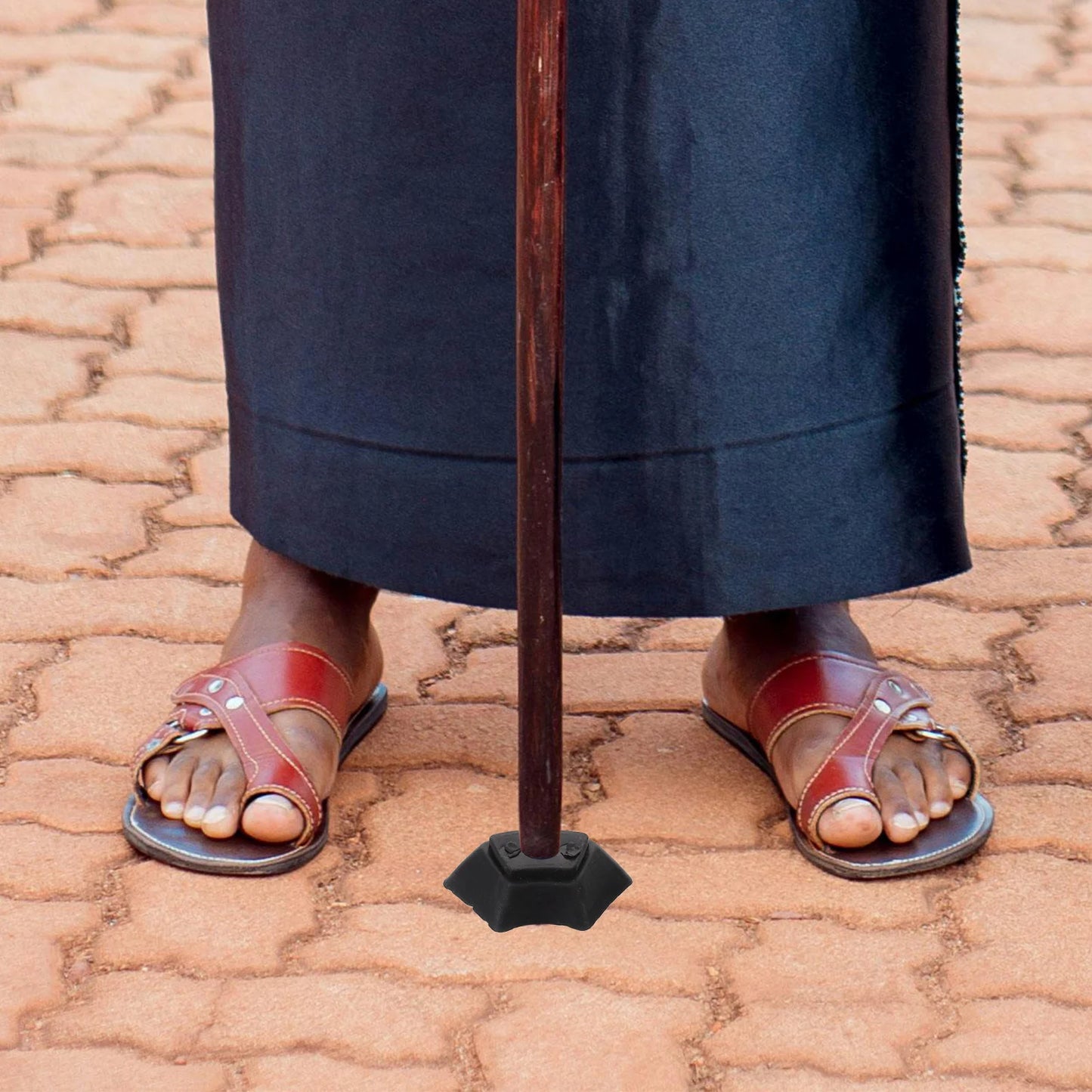 4 Pcs Non-slip Feet Walking Stick Ends Pole Parts Crutch Cane Foot Covers Anti-skid Pad Plastic Trekking Tips Elder