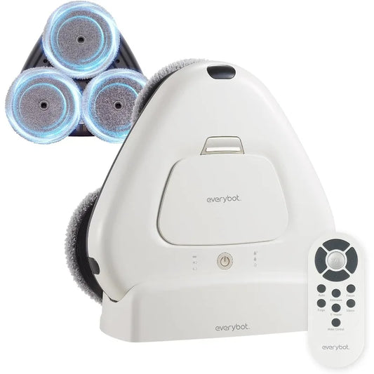 EVERYBOT Three-Spin Robot Mop - Ultra Quiet Smart Mopping Robot Cleaner Only | Powerful Stylish 3 Spin Wet Mop for Hard Floor