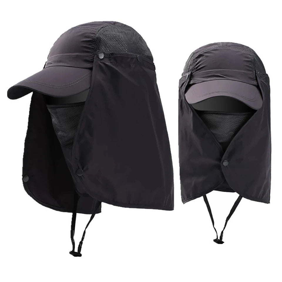 Hunting Camping Hiking Fishing Hats Outdoor UV protection Sun Protection Breathable Caps Full Head Quick-dry Headwear Men Women