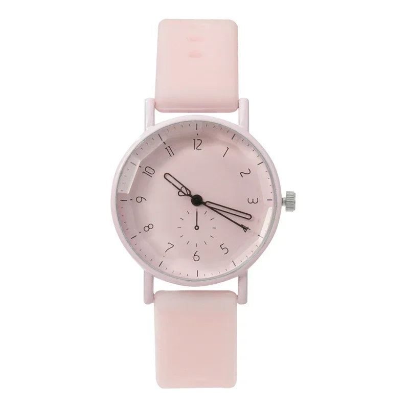 2025 New Women Watch Fashion Silicone Strap Quartz Watch Student Sports Wristwatch Relojes Para Mujer Dropshipping Clock