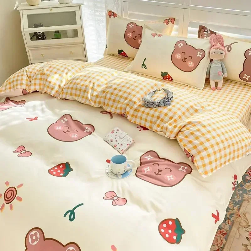 Warm Duvet Covers Suitable for Various Skin Types in Autumn Winter Spring Soft Bedding Covers Suitable for All Seasons Bed Sack