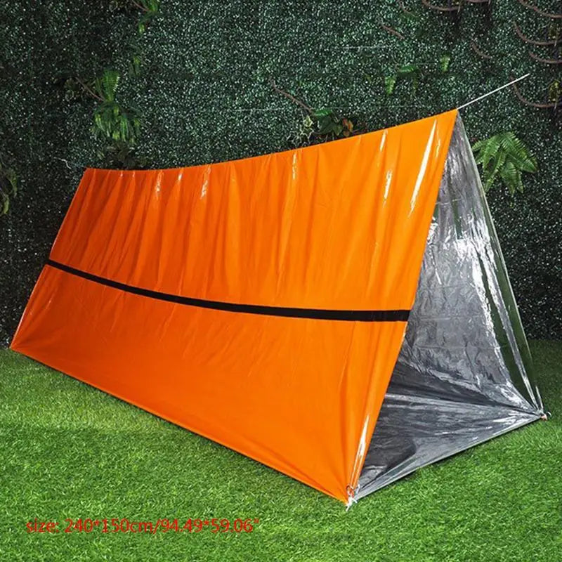 H0XE Emergency Survival Sleeping Bag, Thermal Sack Blanket, Waterproof Lightweight Portable Sack for Camping Hiking Outdoors