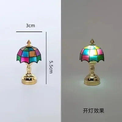 Dollhouse Miniature Furniture Decoration Item Fashion Simulation Can Be Bright Chandelier/floor Lamp Decor Accessories Toys