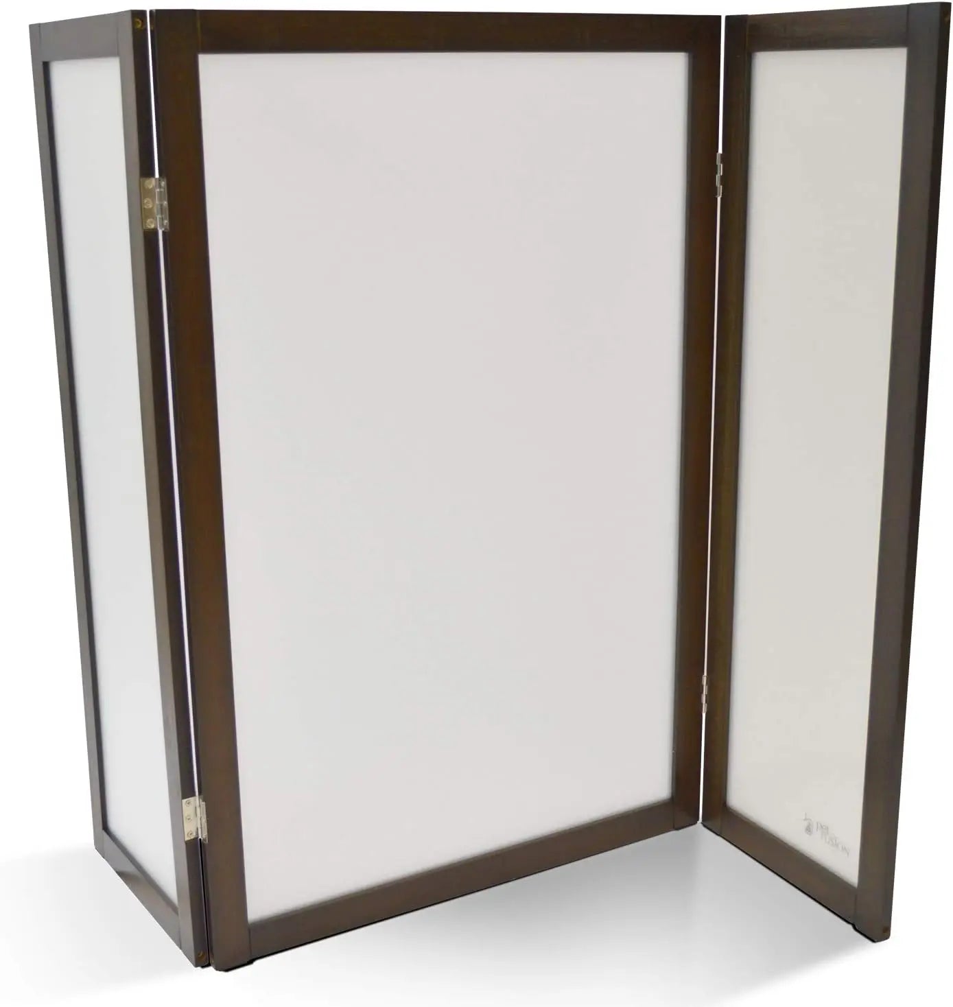 Privacy Screen Cat Litter Box Furniture, 48"L x 0.6"W x 36"H, Walnut Brown