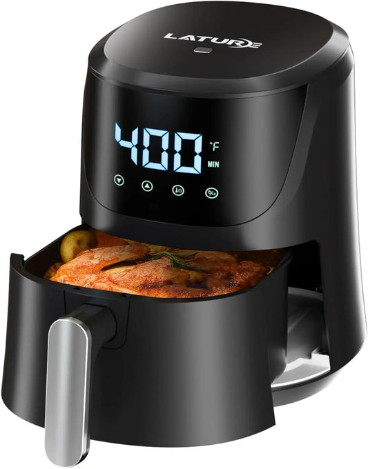 4.2 QT Air Fryer Oven Cooker with Temperature and Time Control Dishwasher Non-stick Basket LED Digital Touch Screen Stainless St