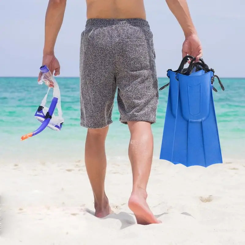 lightweight fins Swim Flippers Diving Frog Shoes Adjustable Ankle Strap Rubber Swim Fins Build Leg Strength diving equipment