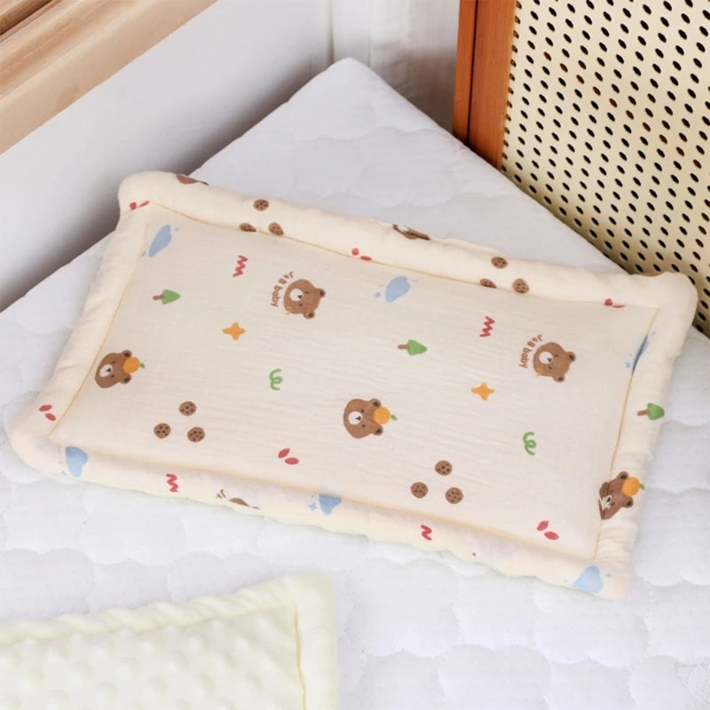 Babies Bedding Pillow Gentle Newborn Infant Pillow Lovely Designed for Newborns Comfort Sleep Pillow