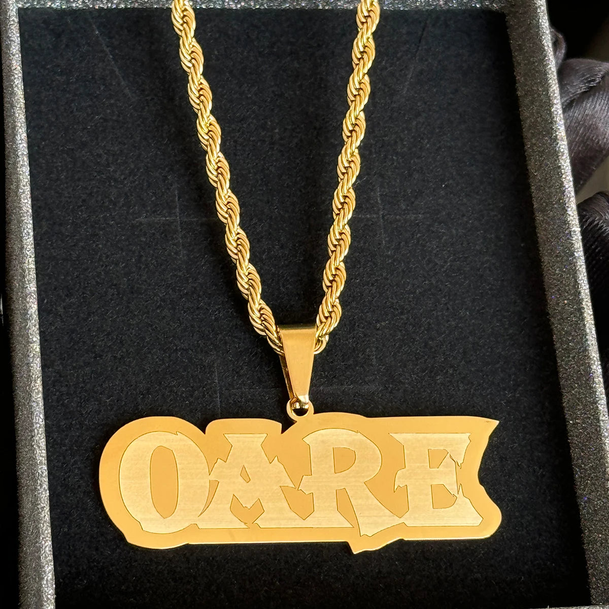 Stainless Steel Custom Name Necklace Personalized Hip Hop Letter Pendant Necklaces For Women Men Party Anniversary Gift Jewelry