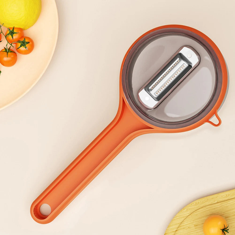 Vegetables Peeling Knife with Storage Box Manual Fruit Apple Peeling Cutter Potatoes Cucumber Shelling Tool Kitchen Accessories