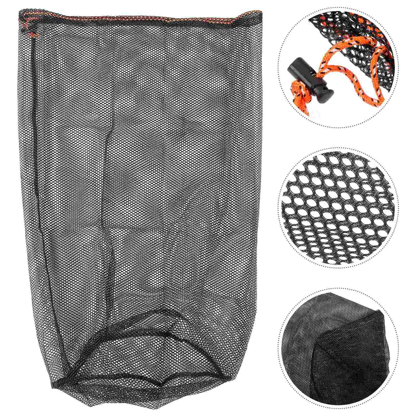 Outdoor Camping Sleeping Bag Storage Sack Travel Stuff Sacks Backpack Drawstring for Backpacking Hexagonal Mesh Cloth