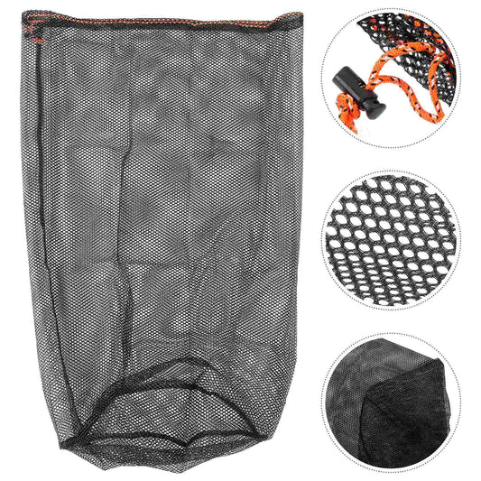 Outdoor Camping Sleeping Bag Storage Sack Travel Stuff Sacks Backpack Drawstring for Backpacking Hexagonal Mesh Cloth