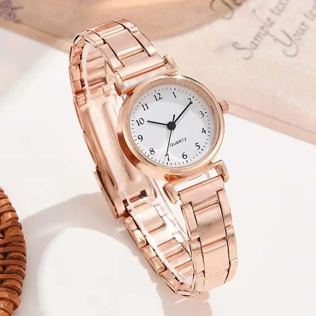 Luxury Watches for Women Fashion Analog Quartz Watch Steel Band Wristwatch Ladies Watches Casual Bracelet Watch Gifts for Women