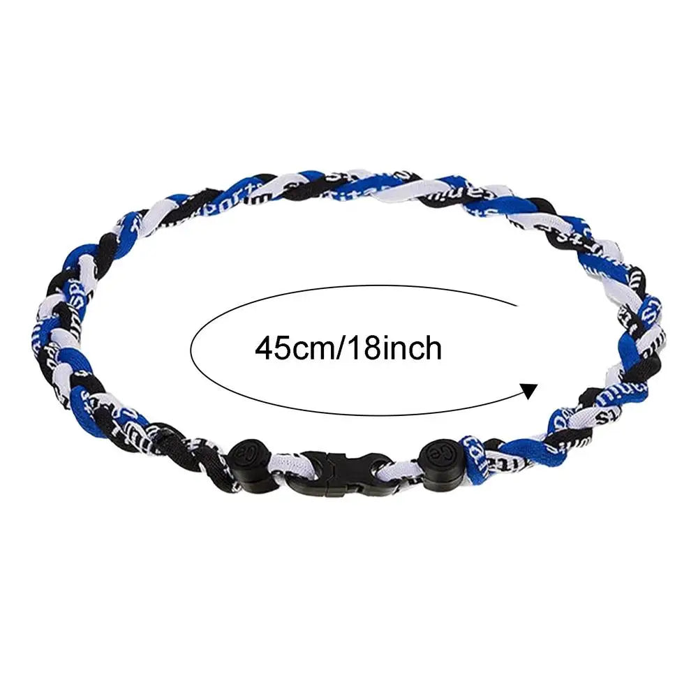 Braided Baseball Necklace Multipurpose Novelty Rope Necklace 18 Inches Sports Necklace Athletes Necklaces For Soccer