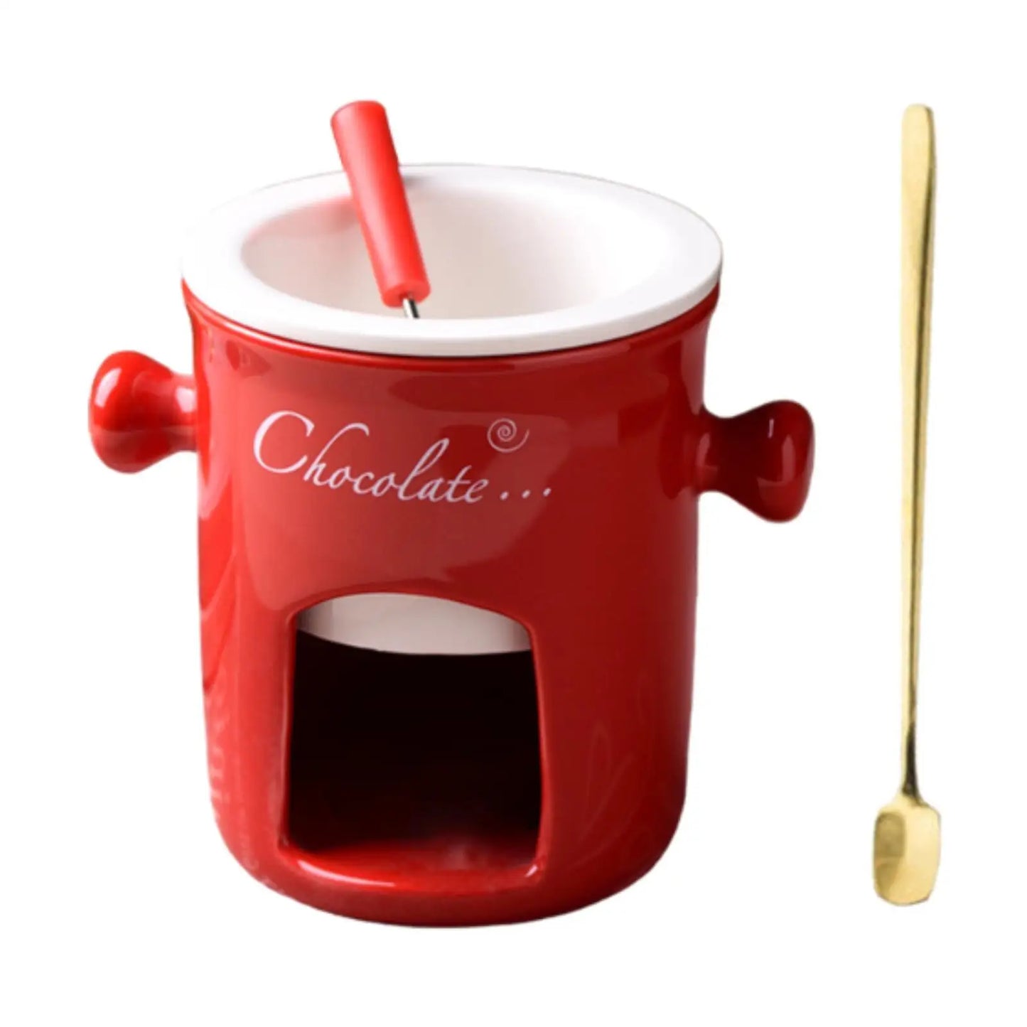 Fondue Mug Tapas Chocolate Melter Pot Cookware Melting Mug Candy Hot Pot