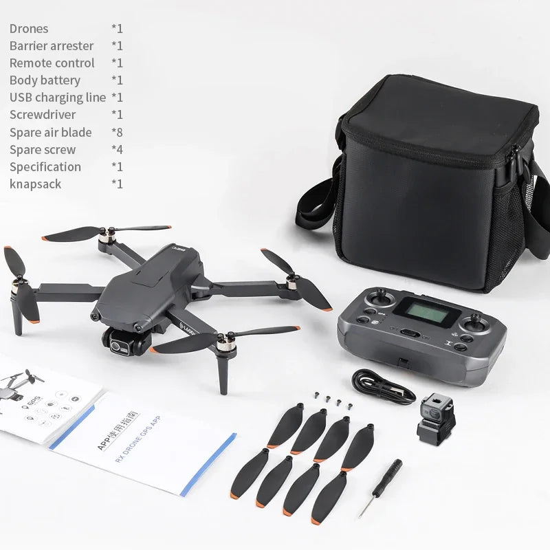 LYZRC L600 Pro Drone Foldable Long Range With 4K HD Camera And GPS 5G Wifi Fpv RC Quadcopter Folding Aircraft L600Pro Drone