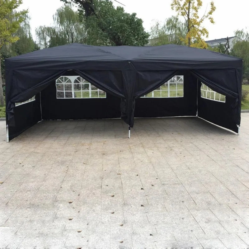 10'x 20' Outdoor EZ POP UP Party Tent Wedding Gazebo Canopy Marquee 6 Walls