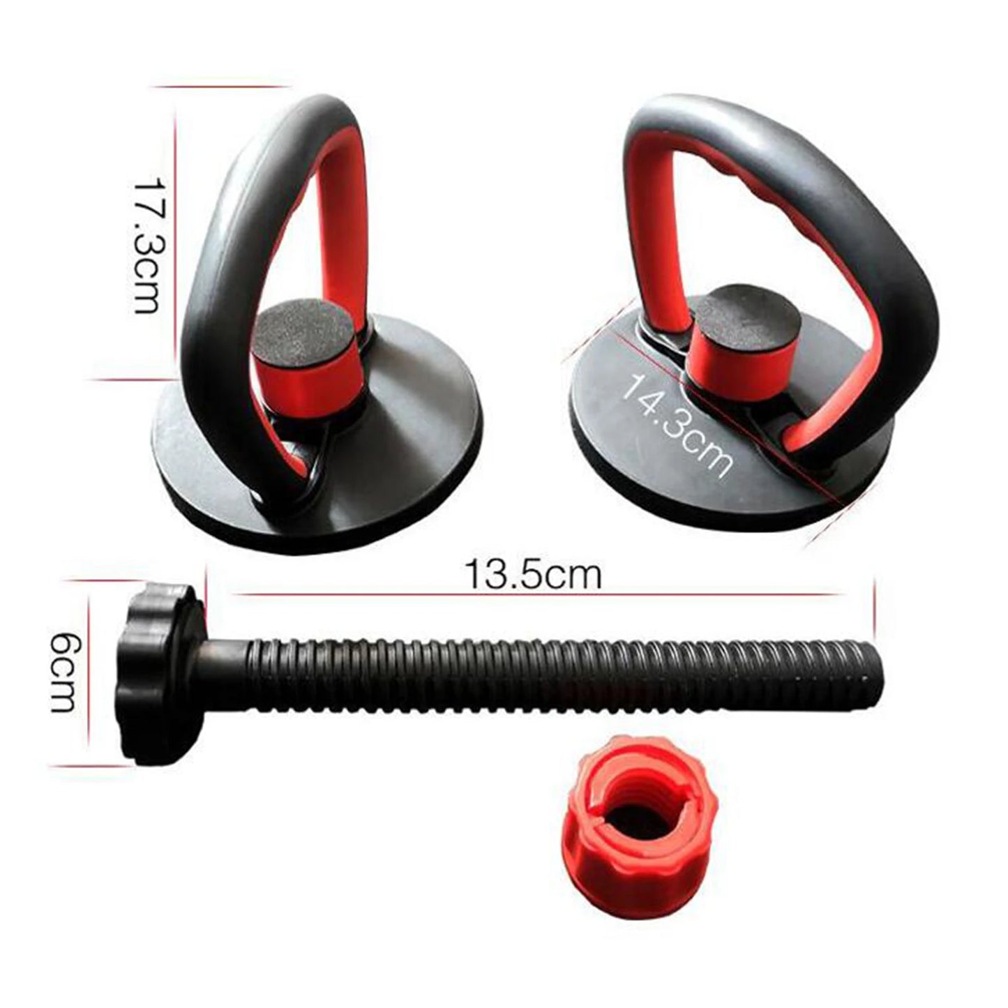 Kettlebell Handle Fitness Adjustable Metal Kettlebell Handle For Women Men Weight Plates Arm Strength Workout Kettle Bell Grip