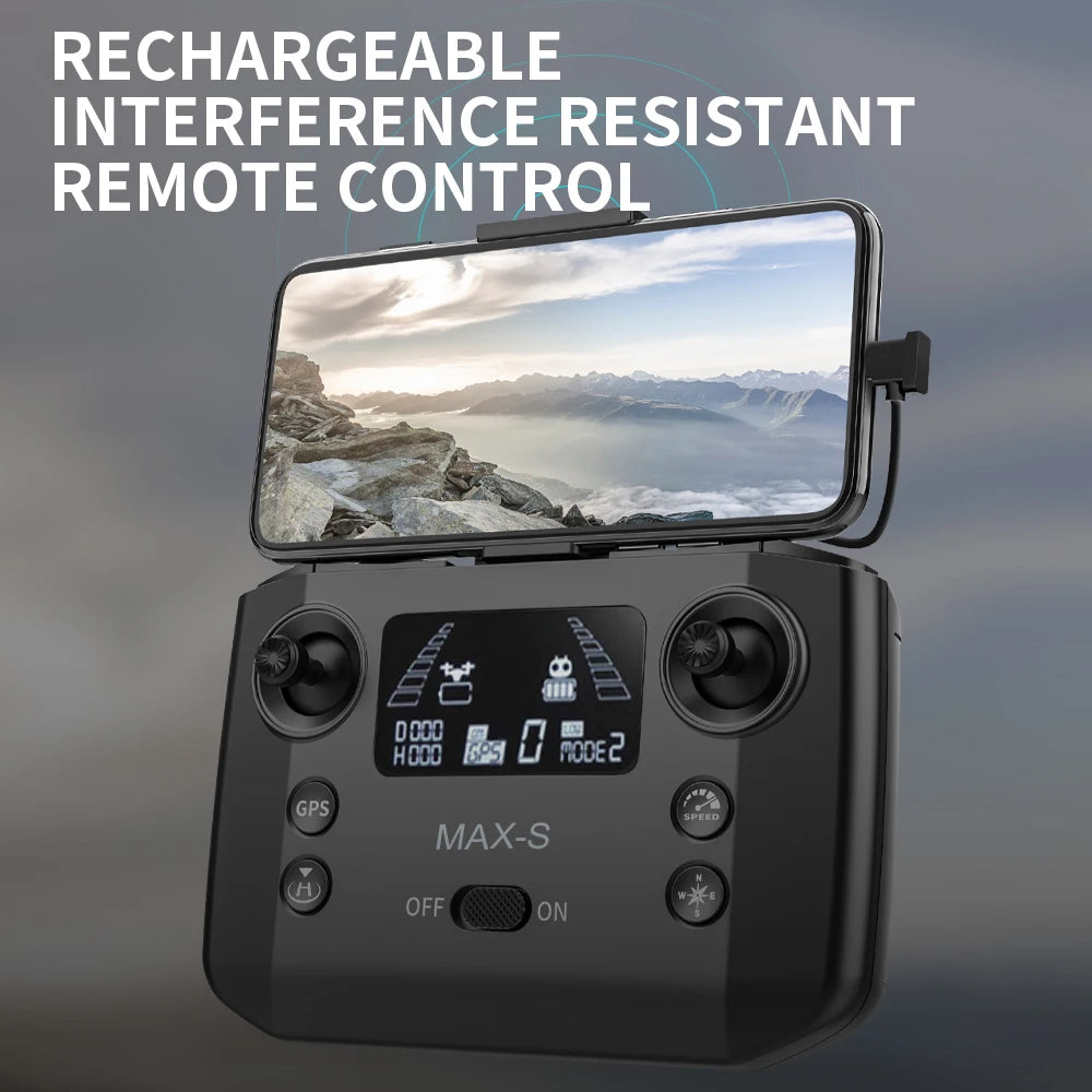 KF101 MAXS GPS Drone 4K Camera 3-Axis Gimbal Brushless Anti-Shake EIS HD Camera Drone 5KM Flight RC Drone Ship from US
