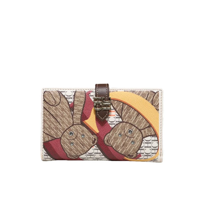 CH Women's Coin Purse Wallet Daily Commuting Fashion Clip Women's Organiser Wallet Superior Sense Long Large Capacity Card