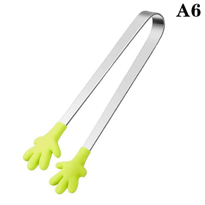 1PC Kitchen Cute Silicone Food Clip Bread Barbecue Clip High Temperature Resistant And Scalding Resistant Silicone Clip