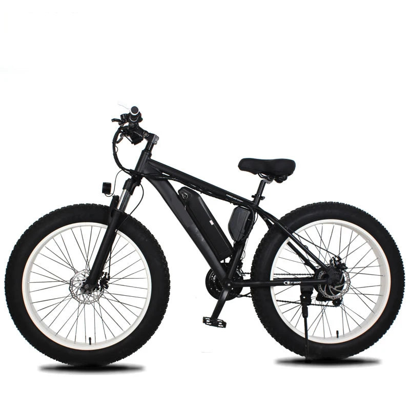 FEVIVOS E1 Mountain Electric bike 26"Dual shock absorbing Electric bicycle 1000W 48V Variable speed Snow tire E bike