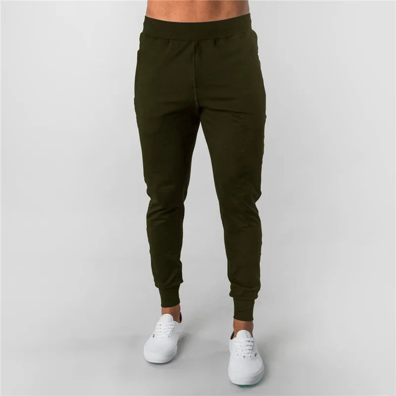 New Jogging Pants Men Sport Sweatpants Running Pants Pants Men Joggers Cotton Trackpants Slim Fit Pants Bodybuilding Trouser