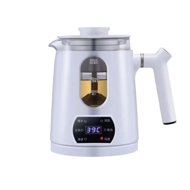 110V 220V 800ml Smart Tea Maker Portable Tea Making Machine Home Health Kettle Automatic Keep Warm Multifunction Flower Teapot