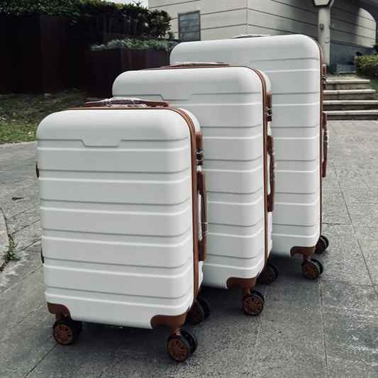 3 Pcs/Set Suitcase Set Different Sizes Large Hard Shell Spinner Wheel TSA Lock 20/24/28 Inch Luggage Suitcase