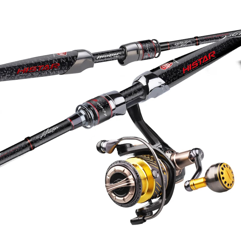 Histar C632L C652ML S652ML Archangel Rod Combo Ultra Grade High Carbon Fuji K SIC Guide Fishing Pole&Spin Baitcast Wheel Set