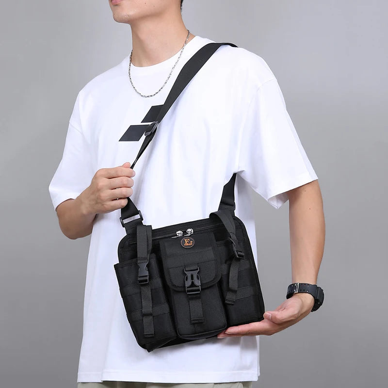 Functionality Tactical Chest Rig Bag Men Outdoors Movement Chest Bags Vest Hip-hop Shoulder Crossbody Bag Unisex New Waist pack