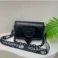 Luxury Brand Designer Bag Women 2024 Hit Embossed Eyes Chain Wide Strap Shoulder Bag Fashion Trend Cute Exquisite Crossbody Bag