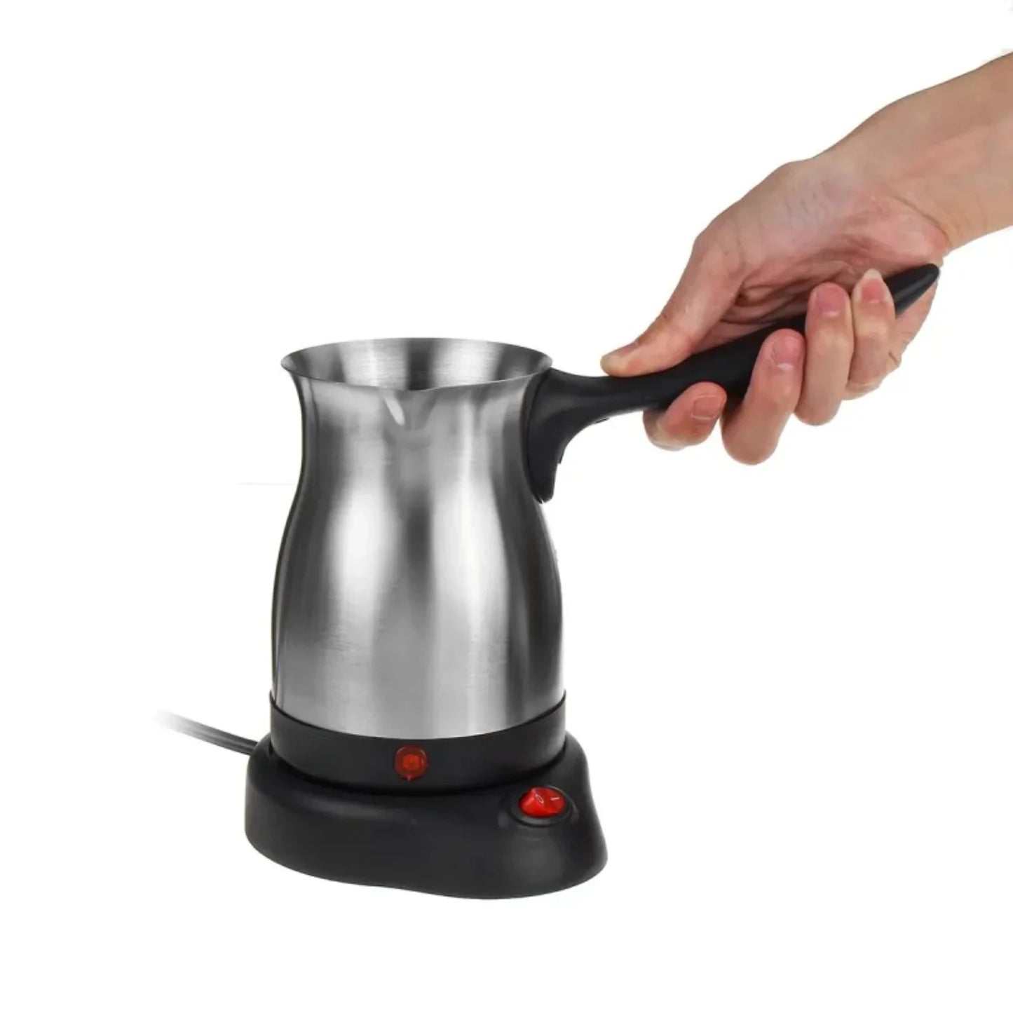 800W Portable Turkish Greek Coffee Machine Stainless Steel Moka Pot