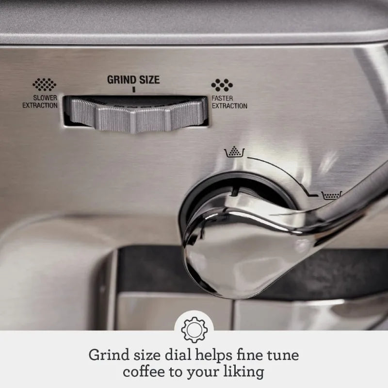Breville the Barista Express Impress Espresso Machine Grinder,Cappuccino & Latte Machine for Home, BES876BST/BTR/BSS/DBL