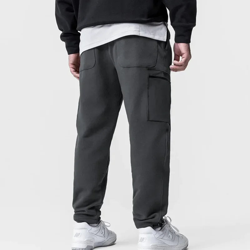 Men Cotton Gym Pants Sport Running Jogging Sweatpants Joggers Casual Trousers Training Bodybuilding Workout Fitness Track Pants