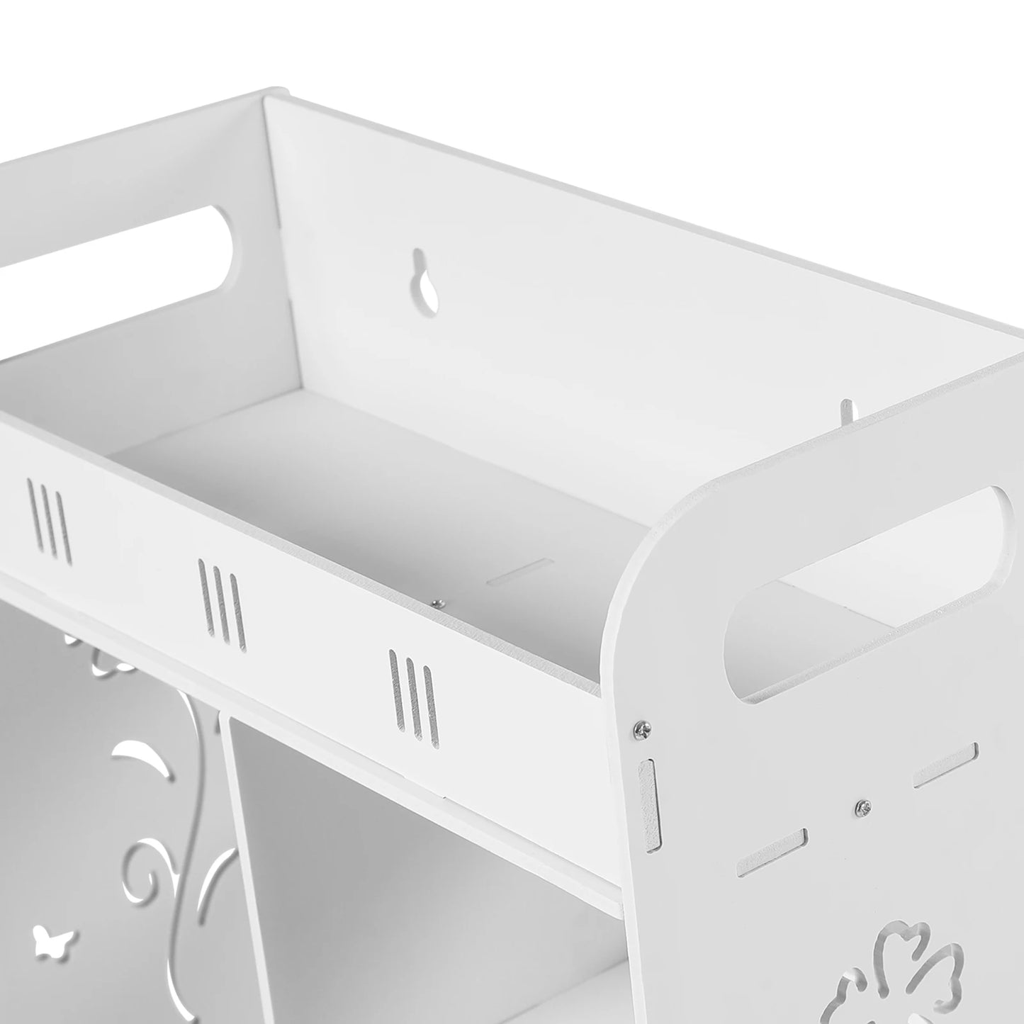 Bathroom Wall Cabinet Wall Mounted Shelf Small Kitchen Toilet Drawer Organizer