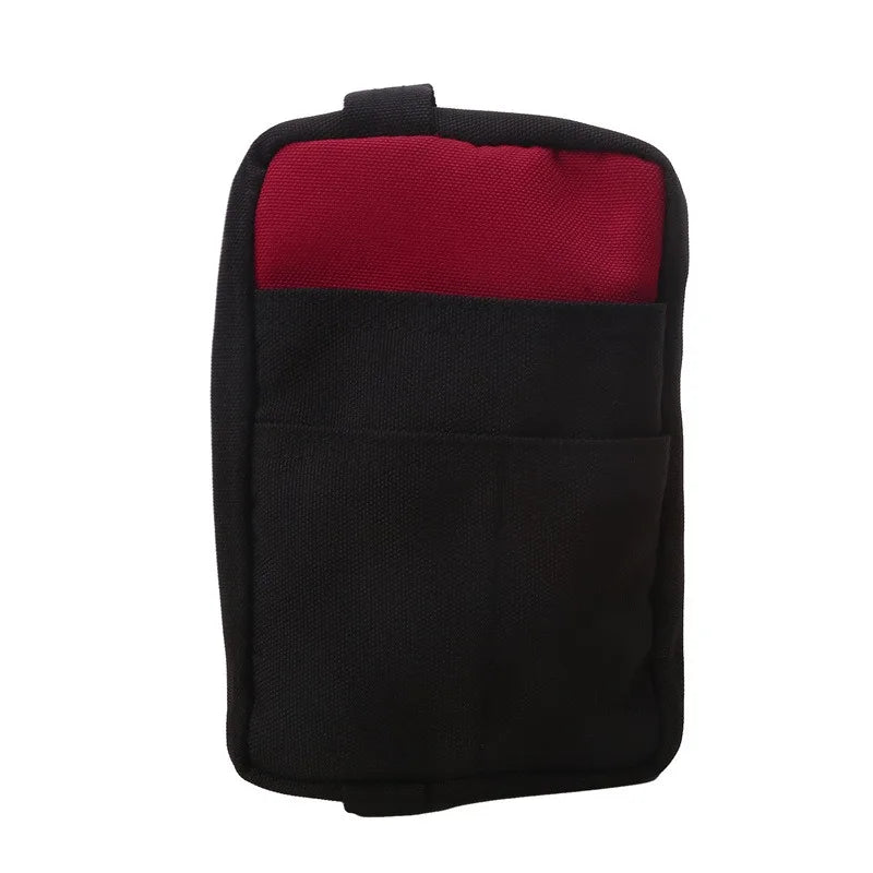 Outdoor Men's Toolkit Multi-functional Double Shoulder Small Hanging Bag Accessory Sundries Pouch Waist Bag