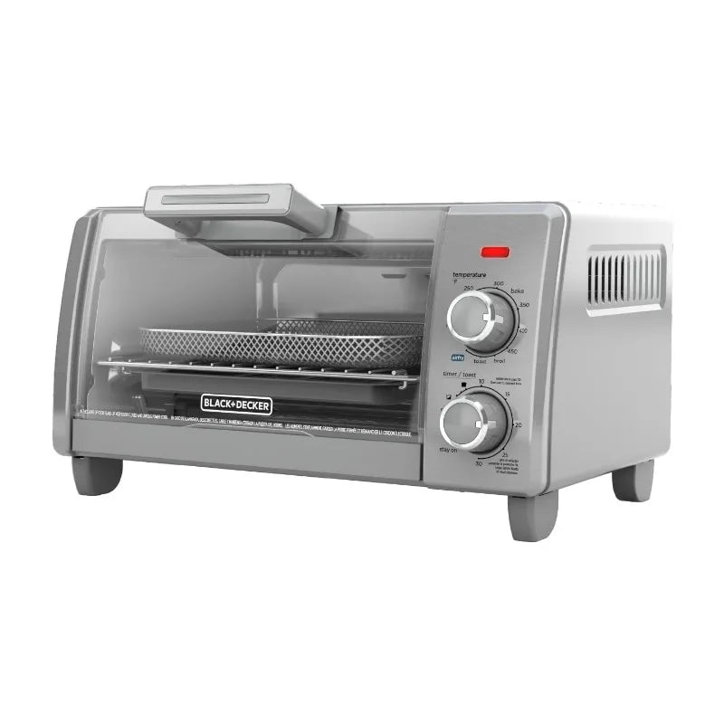 BLACK+DECKER 4 Slice Toaster Oven - Silver - TO1700SG