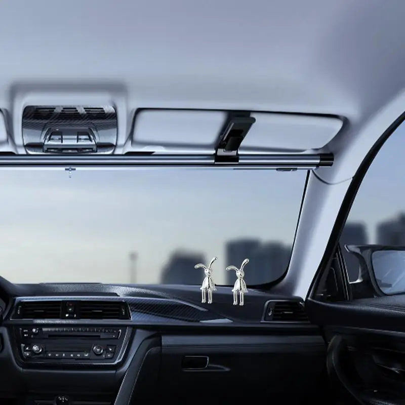 Sitting Rabbit Ornament Electroplated Rabbit Statue Animal Sculpture Home Decoration Table Ornament for Shelves Livingroom